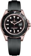 Rolex Miesten kello 126655-0002 Yacht-Master 40 Musta/Kumi Ø40 mm