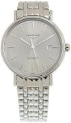 Longines Miesten kello L4.922.4.72.6 Presence Hopea/Teräs Ø40 mm