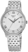 Tissot Miesten kello T063.610.11.038.00 Tradition Gent Hopea/Teräs