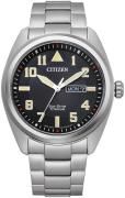 Citizen Miesten kello BM8560-88E Titanium Musta/Titaani Ø42 mm