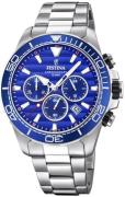 Festina Miesten kello F20361-2 Sininen/Teräs Ø44.3 mm