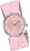 Casio Naisten kello LTP-E143DBL-4A2 Pinkki/Nahka Ø30 mm