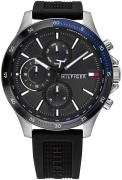 Tommy Hilfiger Miesten kello 1791724 Musta/Kumi Ø46 mm