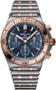 Breitling Miesten kello UB0134101C1U1 Chronomat B01 42 Sininen/18K