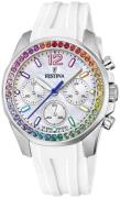 Festina Naisten kello F20610-2 Boyfriend Valkoinen/Kumi Ø38.1 mm