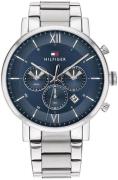 Tommy Hilfiger Miesten kello 1710409 Sininen/Teräs Ø44 mm