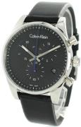 Calvin Klein Miesten kello K8S271C1 Musta/Nahka Ø42 mm