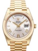 Rolex Miesten kello 228238-0002 Day-Date 40 Hopea/18K keltakultaa