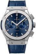 Hublot Miesten kello 541.NX.7170.LR Classic Fusion Sininen/Kumi Ø42