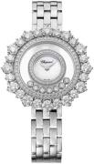 Chopard Naisten kello 209437-1601 Happy Diamonds Hopea/18K