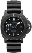 Panerai Miesten kello PAM01231 Submersible Musta/Kumi Ø42 mm