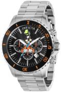 Invicta Miesten kello 39055 Disney Musta/Teräs Ø48 mm