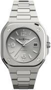 Bell & Ross Miesten kello BR05A-GR-ST-SST Br 05 Harmaa/Teräs