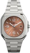 Bell & Ross Miesten kello BR05A-BR-ST-SST Br 05 Ruskea/Teräs