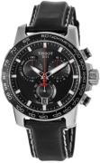 Tissot Miesten kello T125.617.16.051.00 T-Sport Musta/Nahka Ø45.5 mm