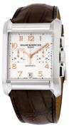 Baume & Mercier Miesten kello MOA10029 Hampton Hopea/Nahka