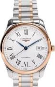 Longines Miesten kello L2.793.5.11.7 Master Valkoinen/18K punakultaa