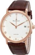 Blancpain Miesten kello 6223-3642-55A Villeret Ultraflach Hopea/Nahka