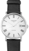 Longines Miesten kello L4.911.4.11.2 Elegant Valkoinen/Nahka Ø41 mm