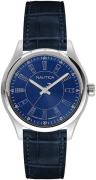 Nautica Miesten kello NAPBST002 Sininen/Nahka Ø44 mm