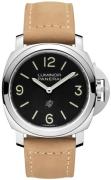 Panerai Miesten kello PAM01086 Luminor Musta/Nahka Ø44 mm