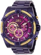 Invicta Miesten kello 38958 Bolt Violetti/Teräs Ø52 mm