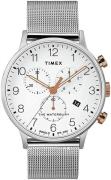 Timex Miesten kello TW2T36700 Classic Valkoinen/Teräs Ø40 mm