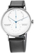 Nomos Glashütte Miesten kello N-960.S1 Lambda Valkoinen/Nahka Ø40.5