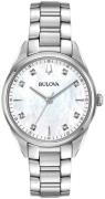 Bulova Naisten kello 96P199 Valkoinen/Teräs Ø32 mm