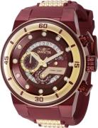 Invicta Miesten kello 40762 S1 Rally Punainen/Teräs Ø51 mm