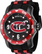 Invicta Miesten kello 42662 NHL Musta/Teräs Ø48 mm