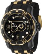 Invicta Miesten kello 42308 NHL Musta/Teräs Ø48 mm