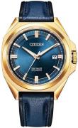 Citizen Miesten kello NB6012-18L Series 8 Sininen/Nahka Ø40 mm