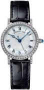 Breguet Naisten kello 8068BB-52-964-DD00 Classique Valkoinen/Nahka