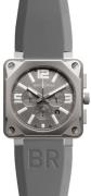 Bell & Ross Miesten kello BR0194-TI-PRO BR 01-94 Harmaa/Kumi Ø46