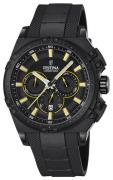 Festina Miesten kello F16971-3 Sport Musta/Kumi Ø44 mm