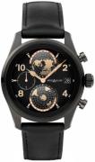 Montblanc Miesten kello 129267 Summit Musta/Nahka Ø42 mm