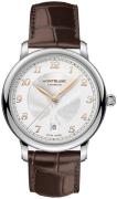 Montblanc Miesten kello 128684 Star Legacy Hopea/Nahka Ø39 mm