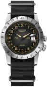 Glycine GL0478 Airman Musta/Nahka Ø40 mm