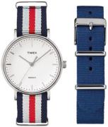 Timex Naisten kello TWG019000 Valkoinen/Kumi Ø37 mm