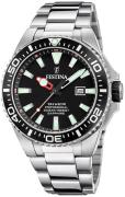 Festina Miesten kello F20663-3 Diver Musta/Teräs Ø46 mm