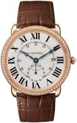 Cartier Miesten kello WR007017 Ronde Hopea/Nahka Ø40 mm