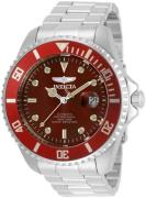 Invicta Miesten kello 35722 Pro Diver Punainen/Teräs Ø47 mm