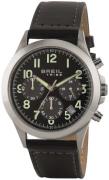 Breil Miesten kello EW0299 Tribe Musta/Nahka Ø40 mm