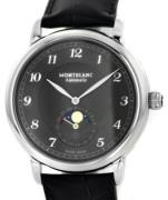 Montblanc Miesten kello 118518 Star Harmaa/Nahka Ø42 mm