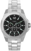 Timex Miesten kello TW2U42600 Essex Avenue Musta/Teräs Ø44 mm