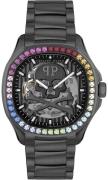 Philipp Plein Miesten kello PWRAA0823 High-Conic Musta/Teräs Ø42 mm