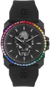 Philipp Plein Miesten kello PWLAA0522 The Skull Musta/Kumi Ø40 mm