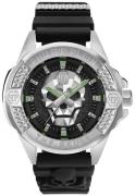 Philipp Plein Miesten kello PWAAA0121 The Skull Musta/Kumi Ø44 mm