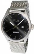 Fila Miesten kello F38-829-001 Classic Musta/Teräs Ø42 mm